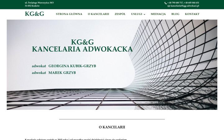 Screenshot of kgg-adwokaci.pl
