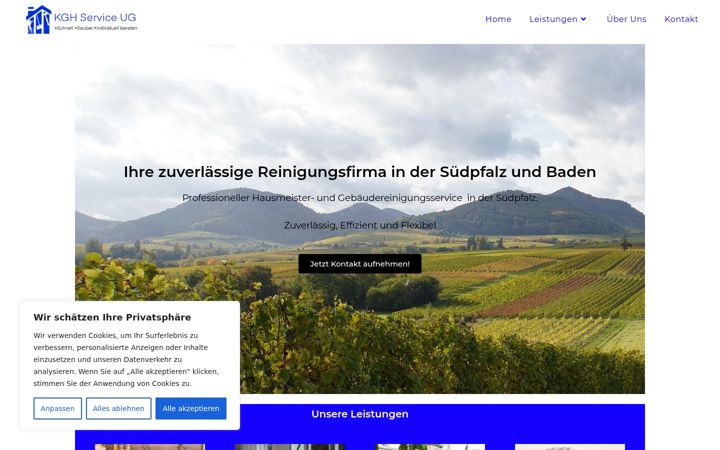 Screenshot of kgh-service.de