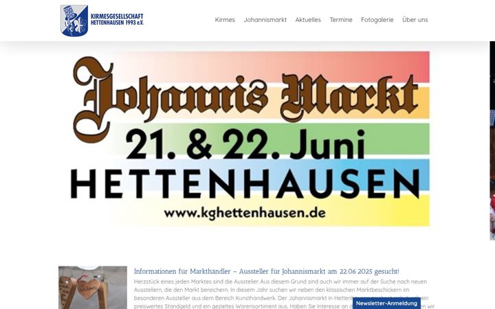 Screenshot of kghettenhausen.de
