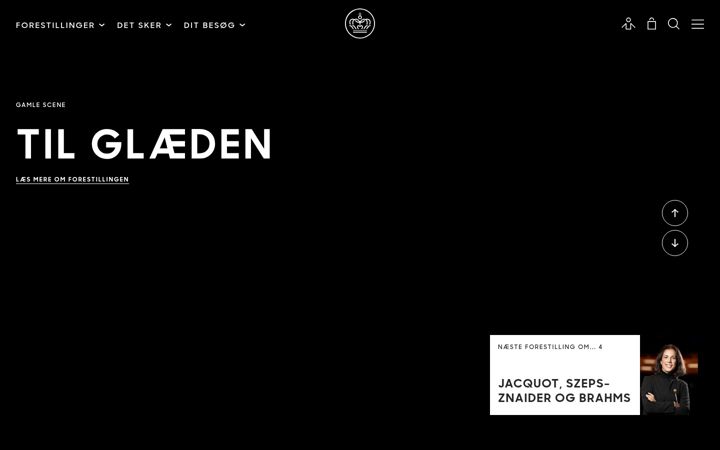 Screenshot of kglteater.dk