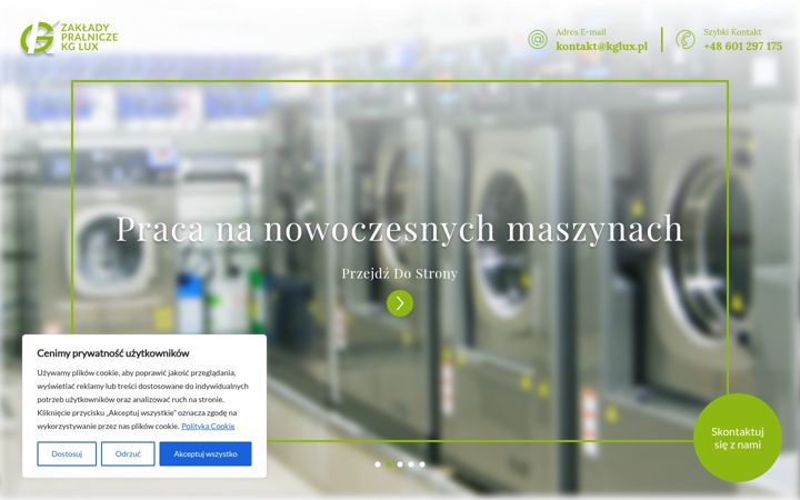 Screenshot of kglux.pl