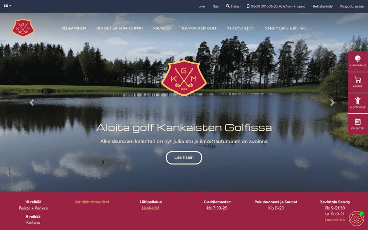 Screenshot of kgm.fi
