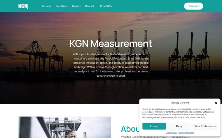 Screenshot of kgn-measurement.nl
