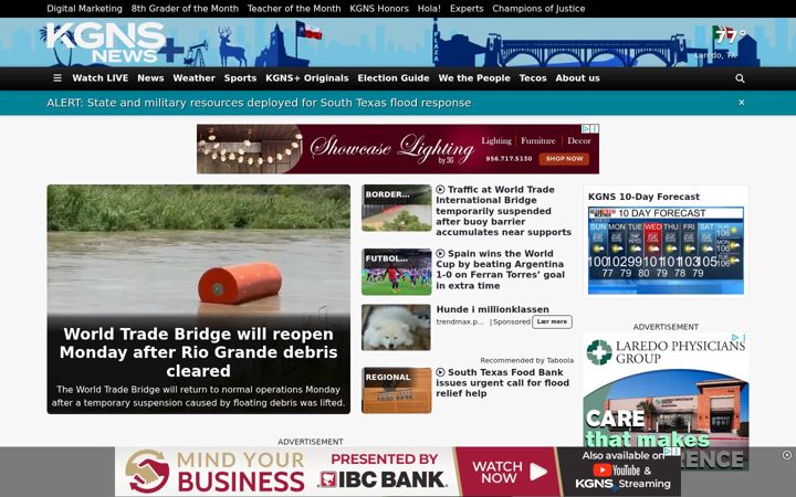 Screenshot of kgns.tv