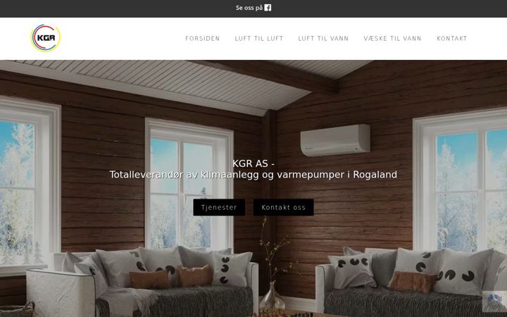 Screenshot of kgr-as.no