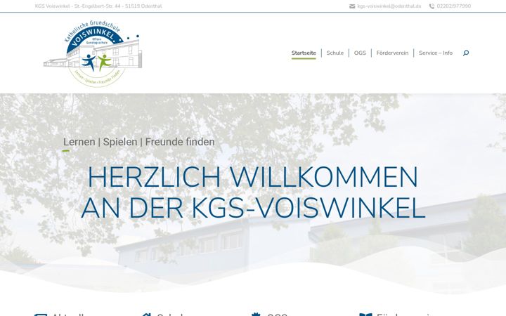 Screenshot of kgs-voiswinkel.de