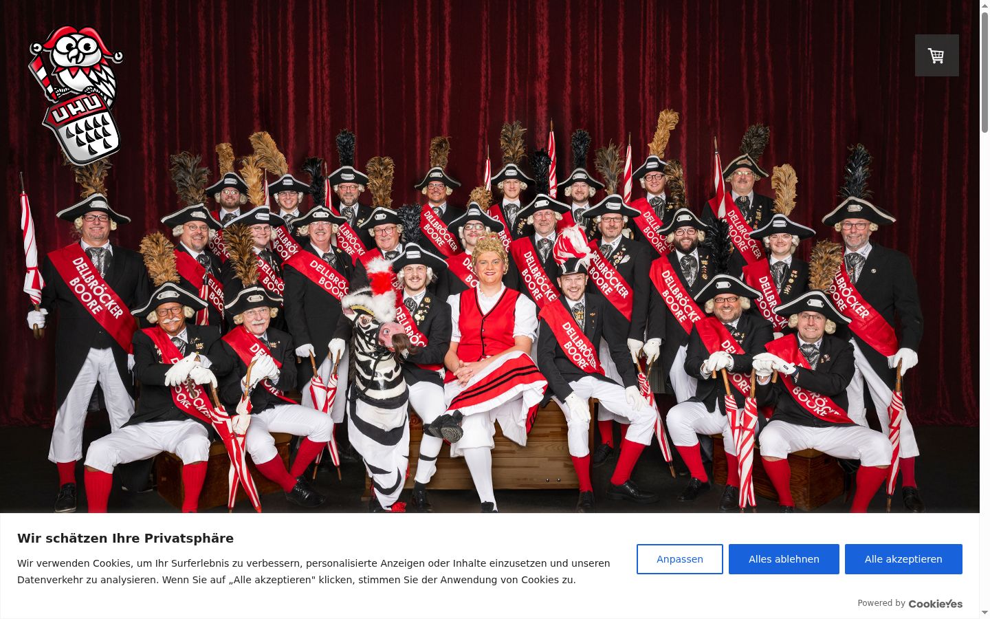 Screenshot tal-banner tal-kunsens muri qabel kwalunkwe interazzjoni