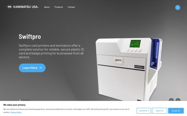 Screenshot of kgusa.com