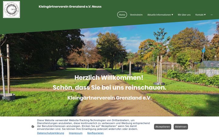 Screenshot of kgv-grenzland-neuss.de