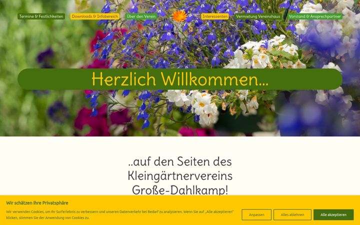 Screenshot of kgv-grosse-dahlkamp.de