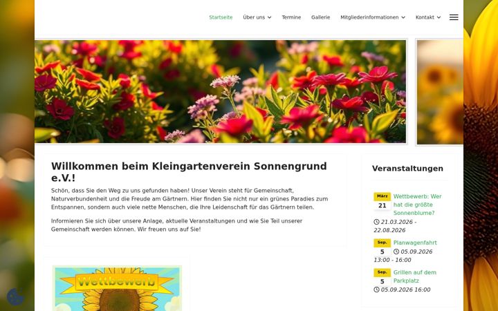 Screenshot of kgv-sonnengrund.de