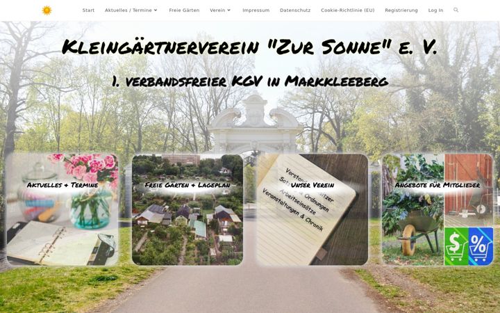 Screenshot of kgv-zur-sonne.de
