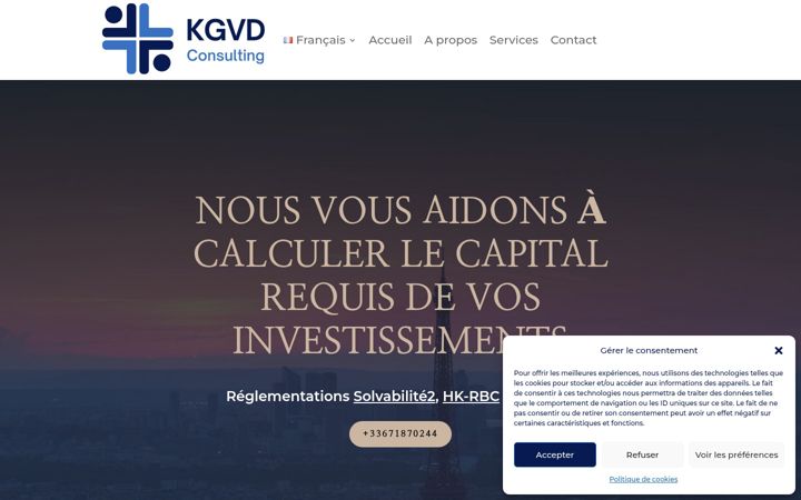 Screenshot of kgvd-consulting.com