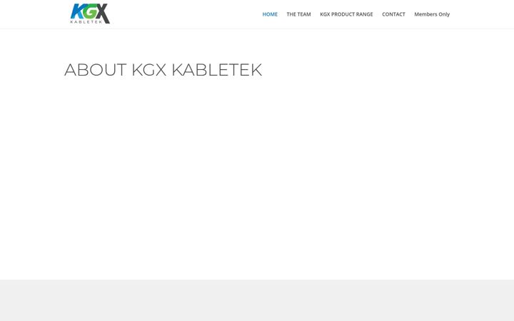 Screenshot of kgx-kabletek.com