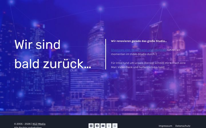 Screenshot of kgz-media.de