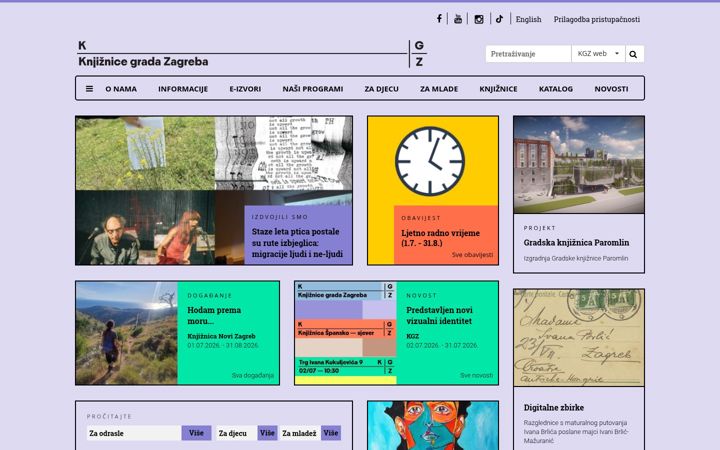 Screenshot of kgz.hr