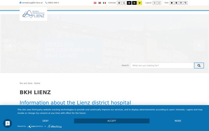 Screenshot of kh-lienz.at