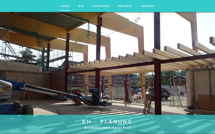 Screenshot of kh-planung.de