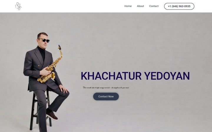 Screenshot of khachatur-yedoyan.com
