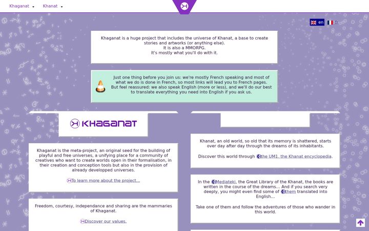 Screenshot of khaganat.net