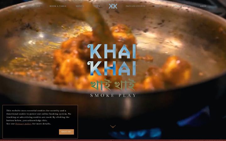 Screenshot of khaikhai.co.uk