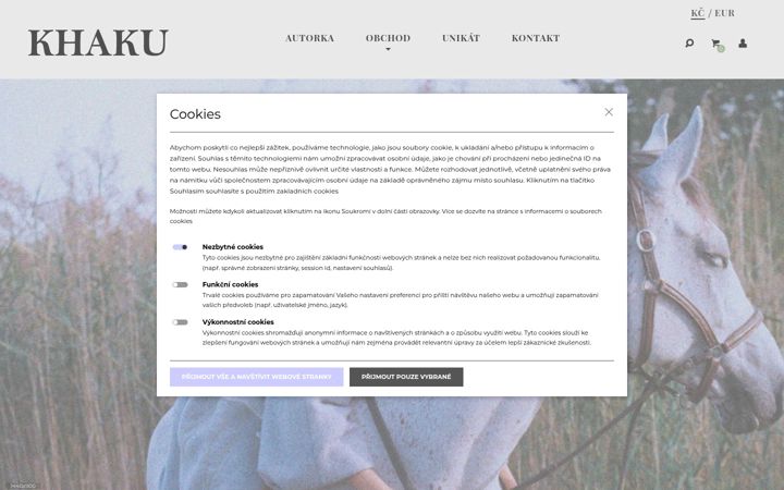 Screenshot of khakudesign.cz