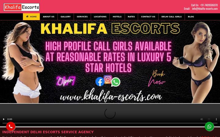 Screenshot of khalifa-escorts.com