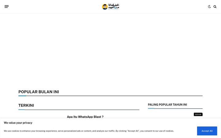 Screenshot of khalifahmedianetworks.com