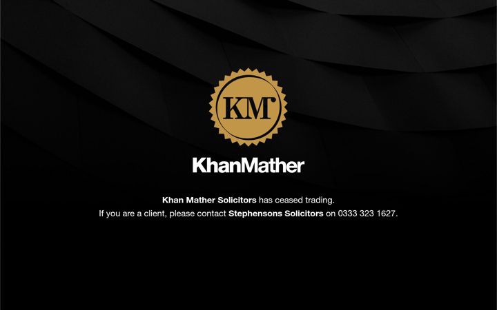 Screenshot of khanmather.co.uk