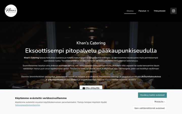 Screenshot of khans.fi