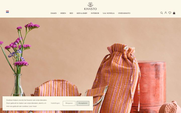Screenshot of khasto.com