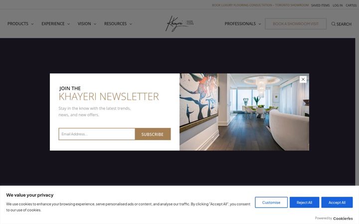 Screenshot of khayeriflooring.com
