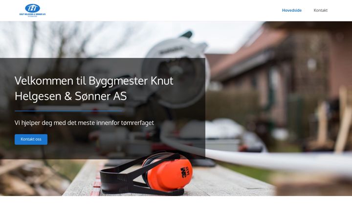 Screenshot of khelgesen.no