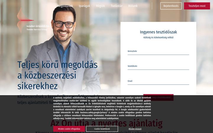 Screenshot of khf.hu