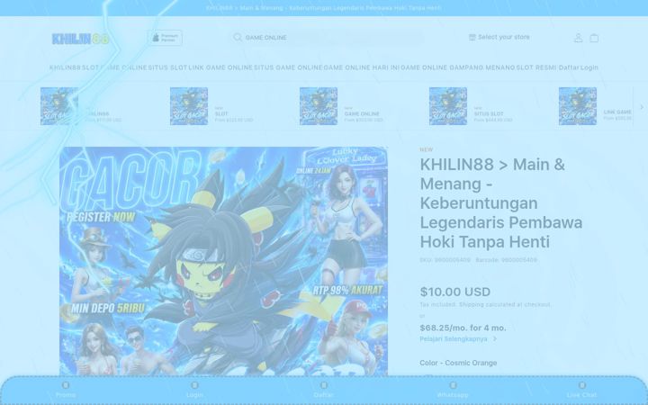 Screenshot of khilin88.net