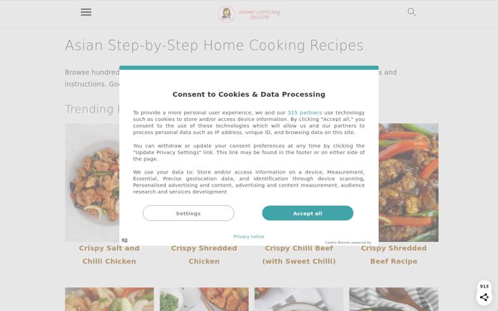 Screenshot of khinskitchen.com