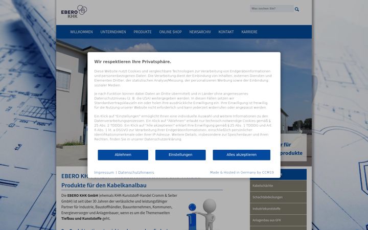 Screenshot of khk-karlsruhe.de