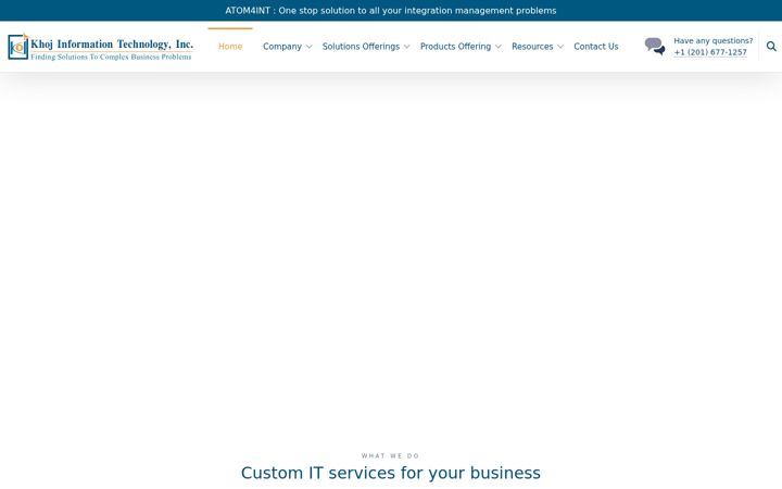 Screenshot of khoj-inc.com