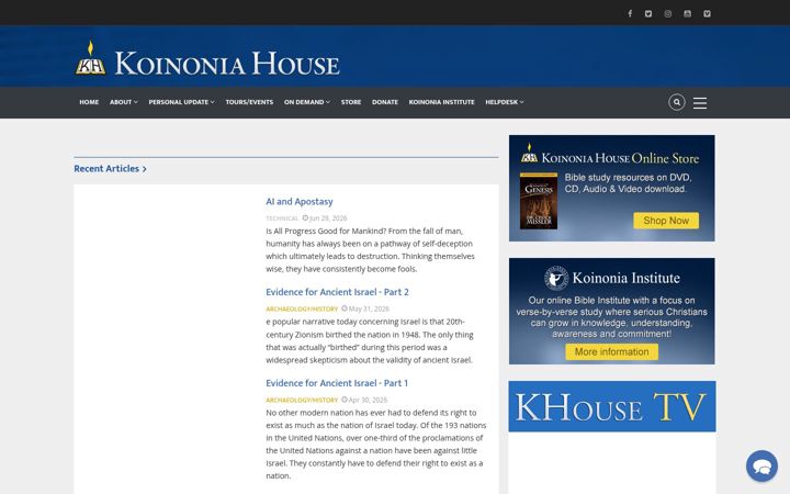 Screenshot of khouse.org