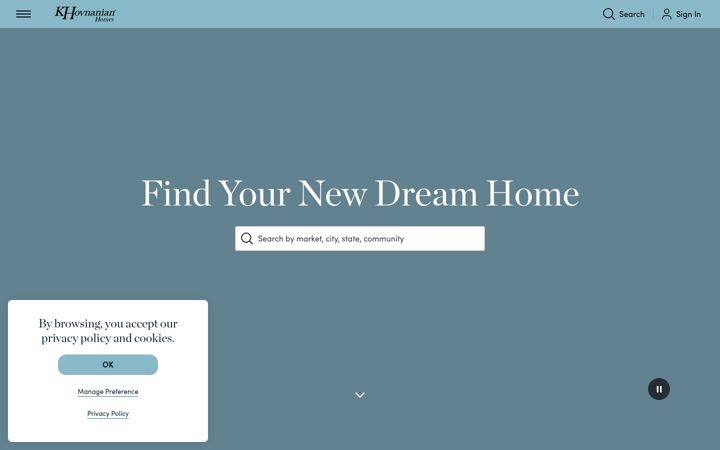 Screenshot of khov.com