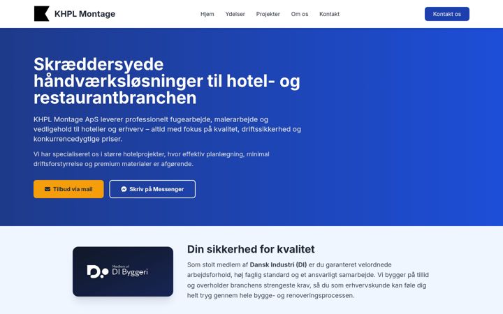Screenshot of khpl.dk