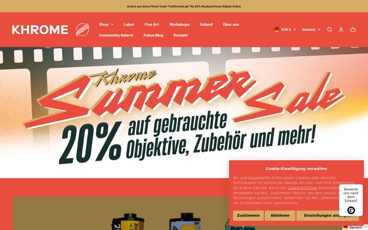 Screenshot of khrome.de