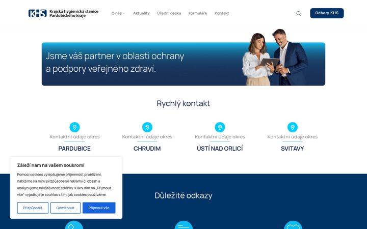 Screenshot of khspce.cz