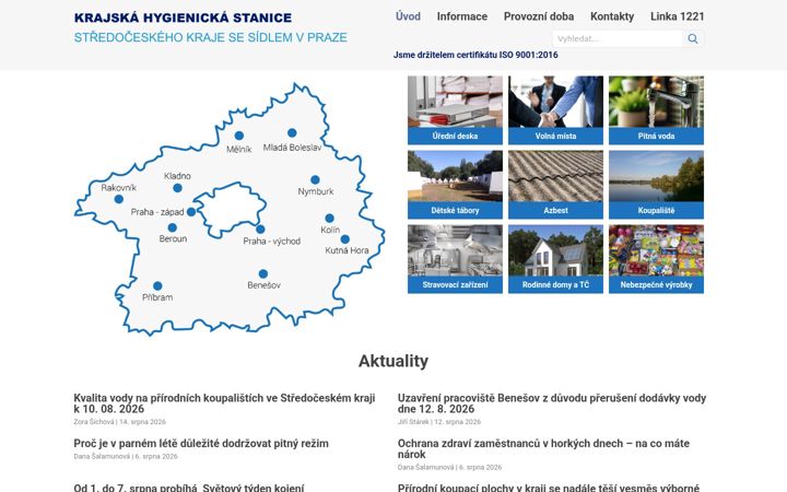 Screenshot of khsstc.cz
