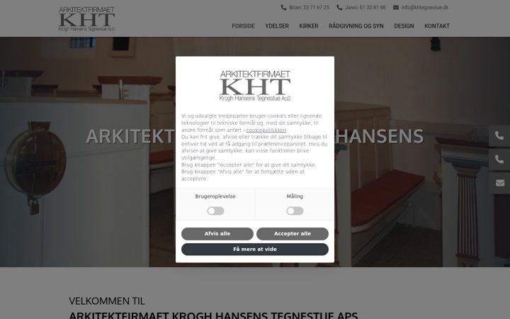 Screenshot of khtegnestue.dk