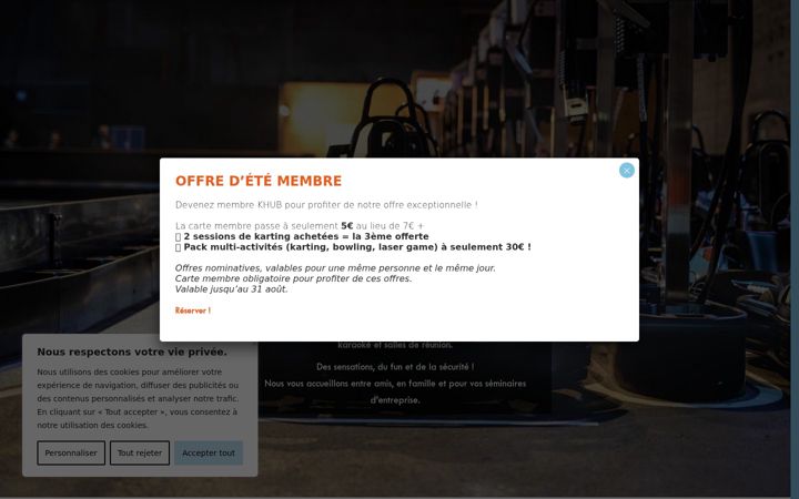 Screenshot of khub-arras.com