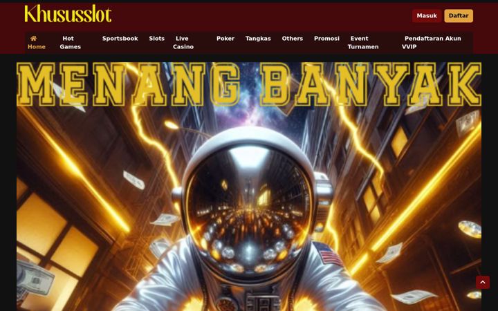 Screenshot of khususslot.com