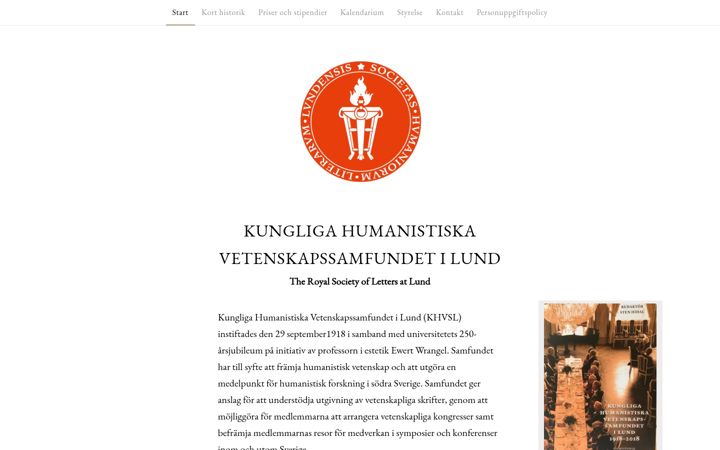 Screenshot of khvslund.se