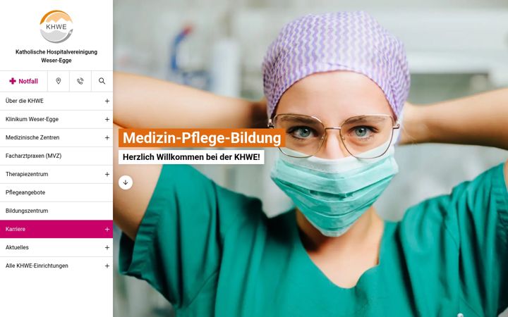 Screenshot of khwe.de