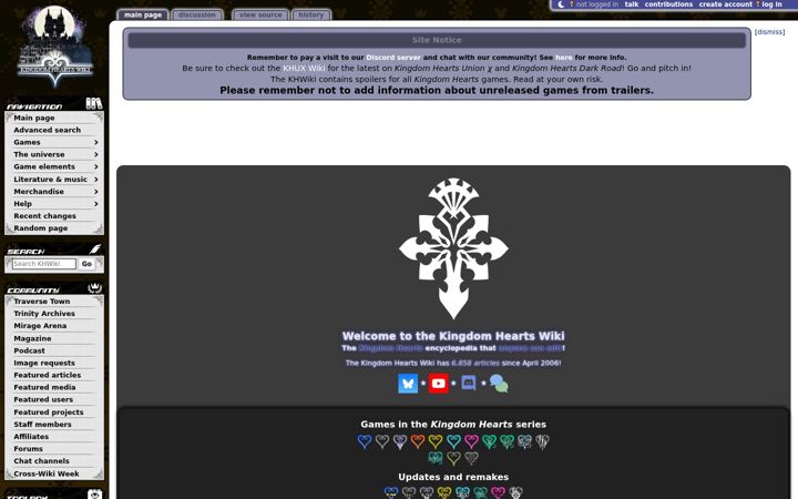 Screenshot of khwiki.com